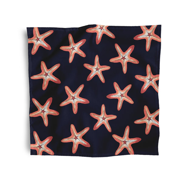 Highland Dunes Set Of 4 Soft Starfish Cloth Napkins Wayfair.co.uk